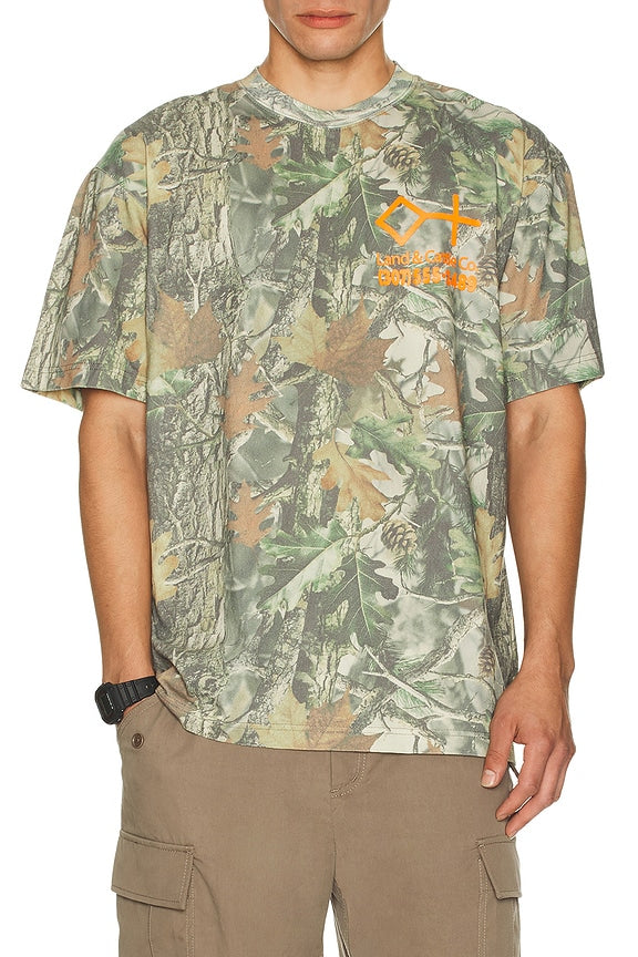 Retro Address Tee in Camouflage
