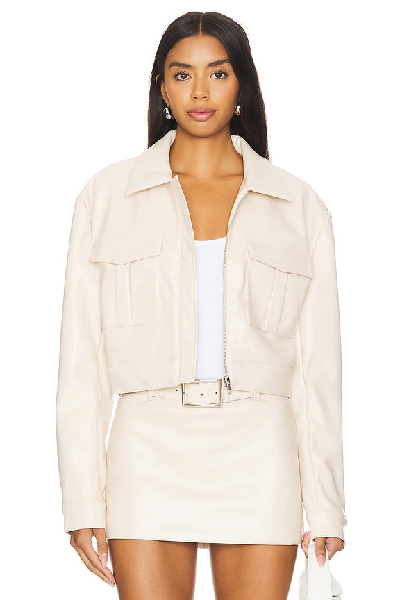 The Vince Jacket in Ivory