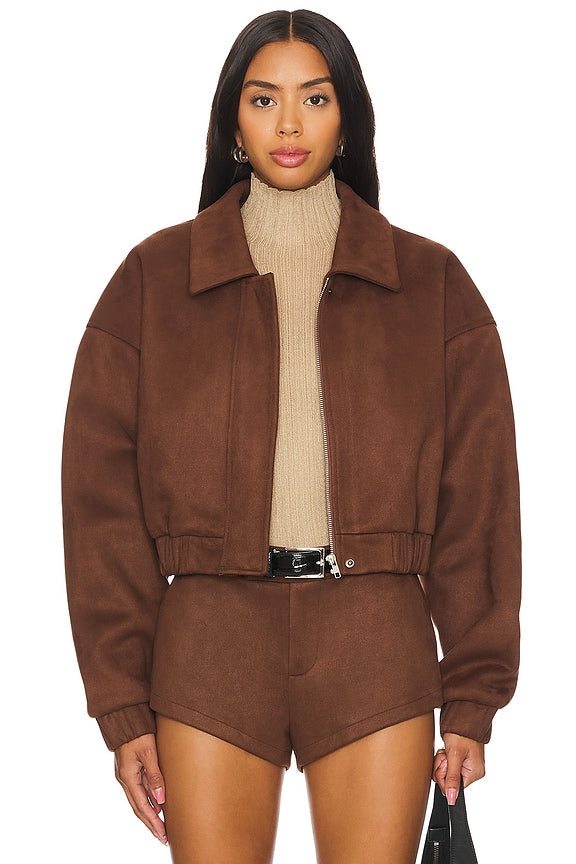 The Selene Jacket in Chocolate