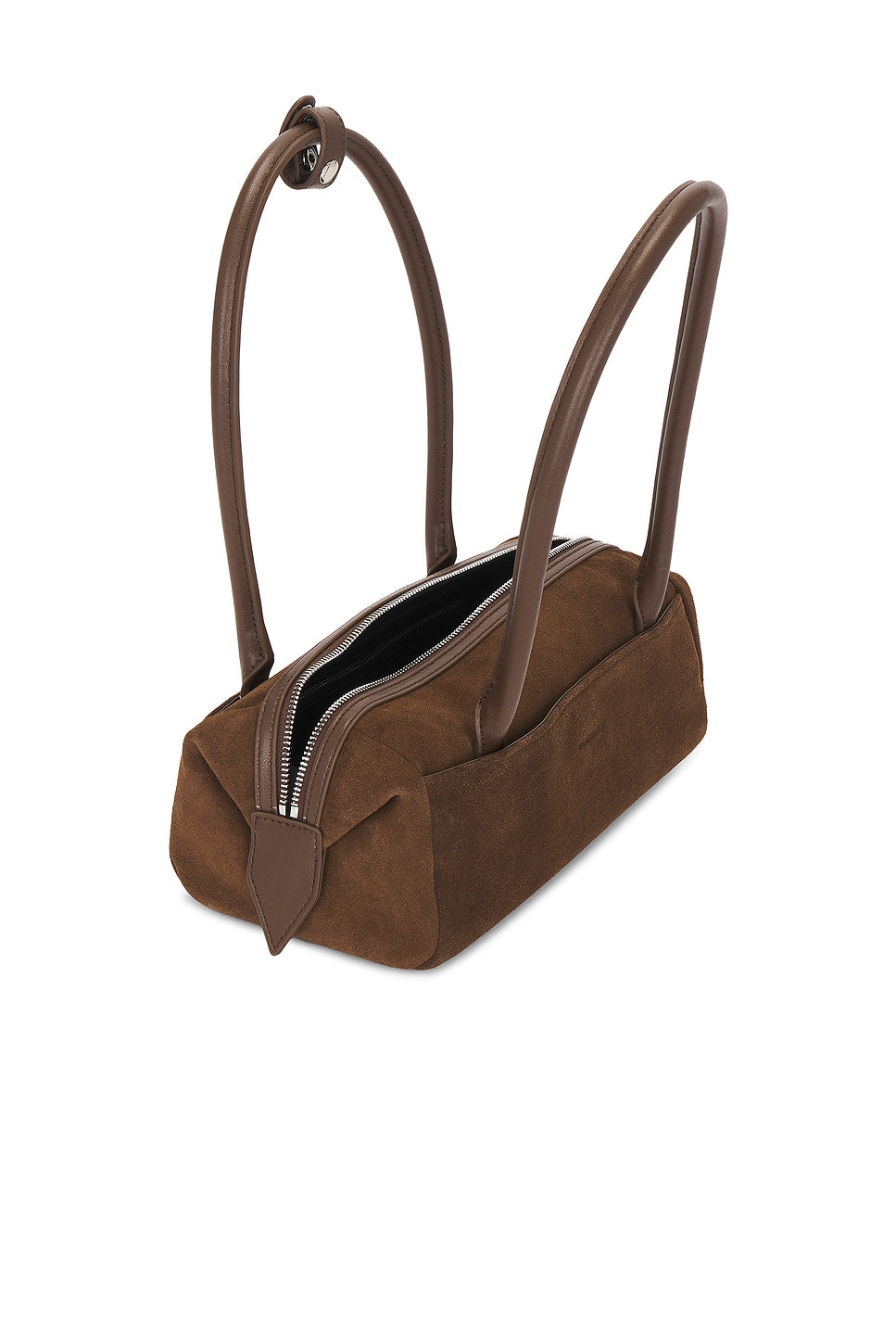 Sadie Bag in Cocoa & Silver