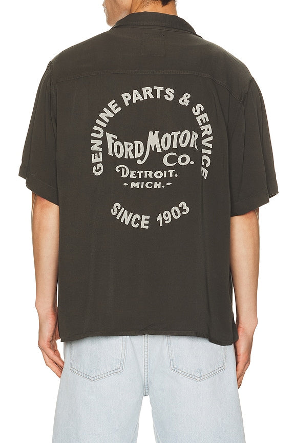 Ford Motor Co Camp Shirt in Vintage Black