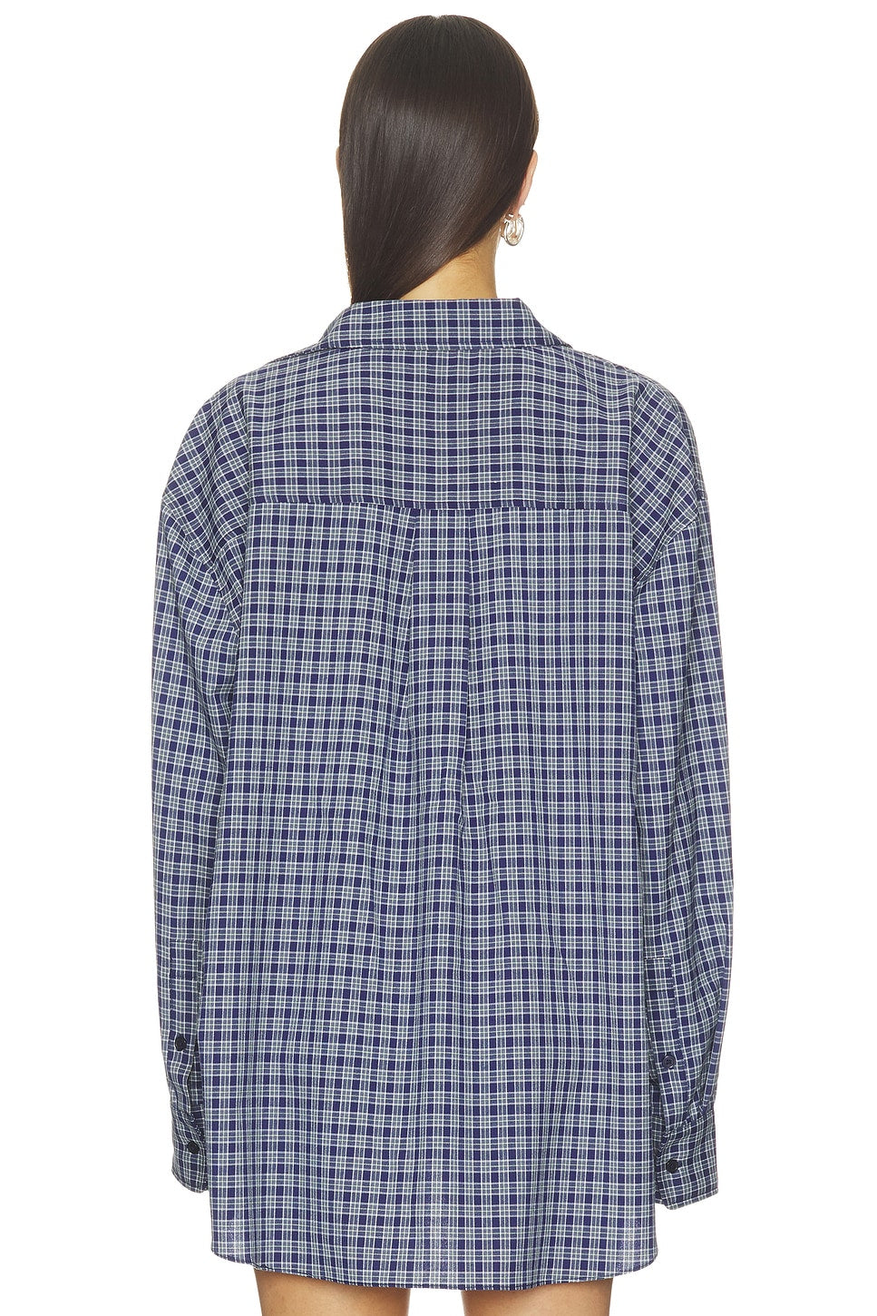 The Pax Check Shirt in Navy & White