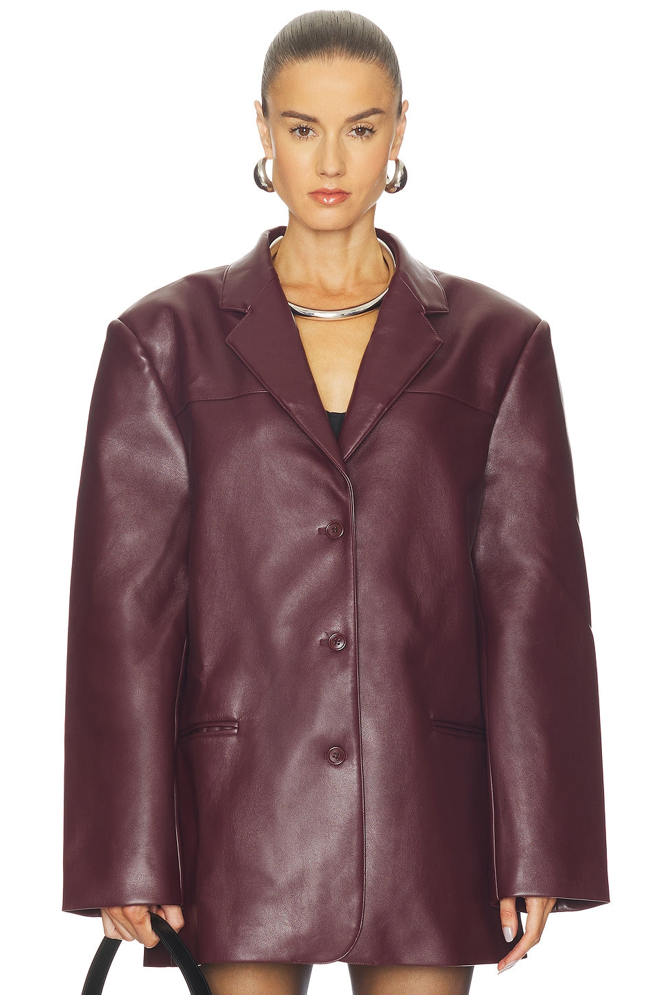 The Drew Jacket in Merlot