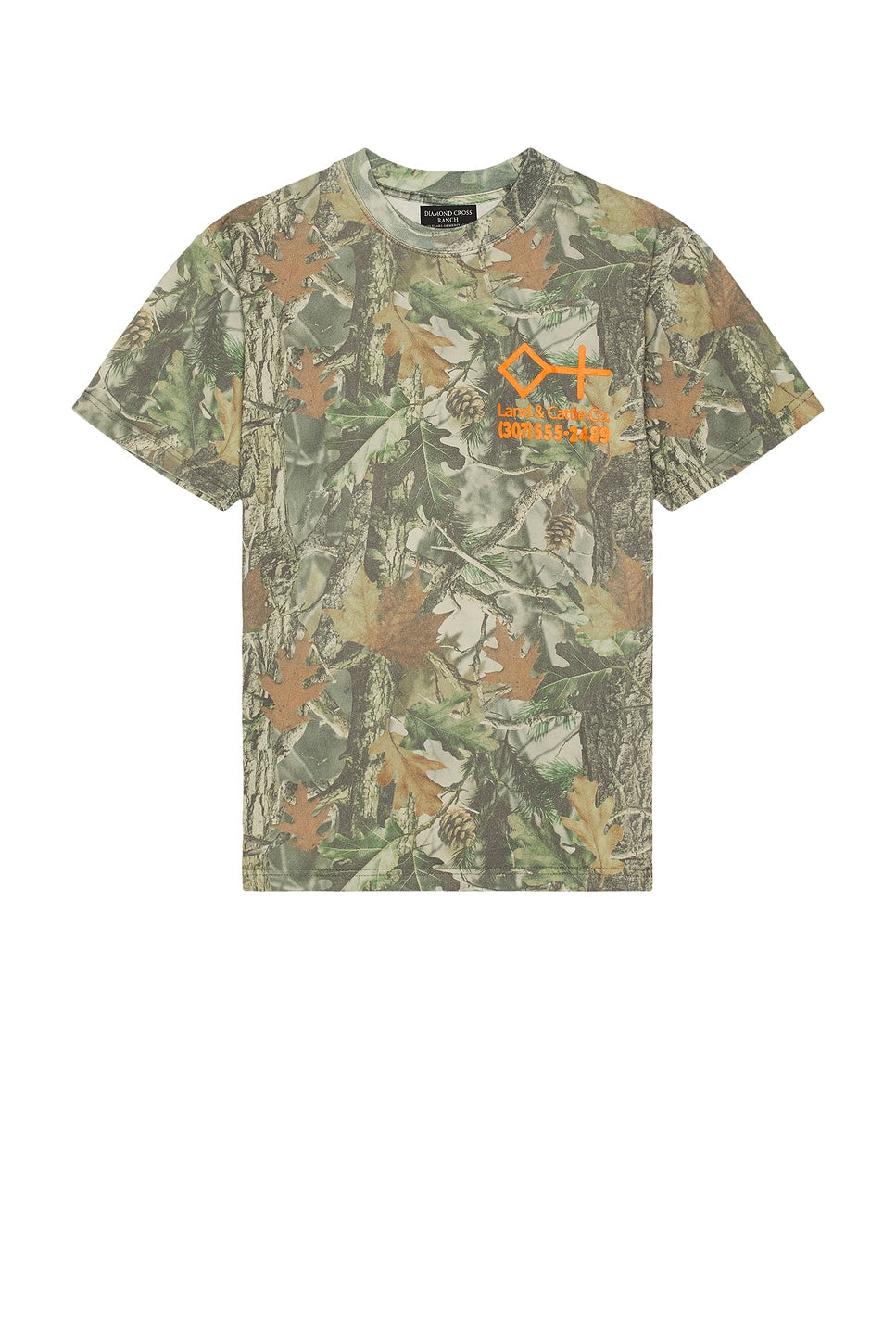 Retro Address Tee in Camouflage