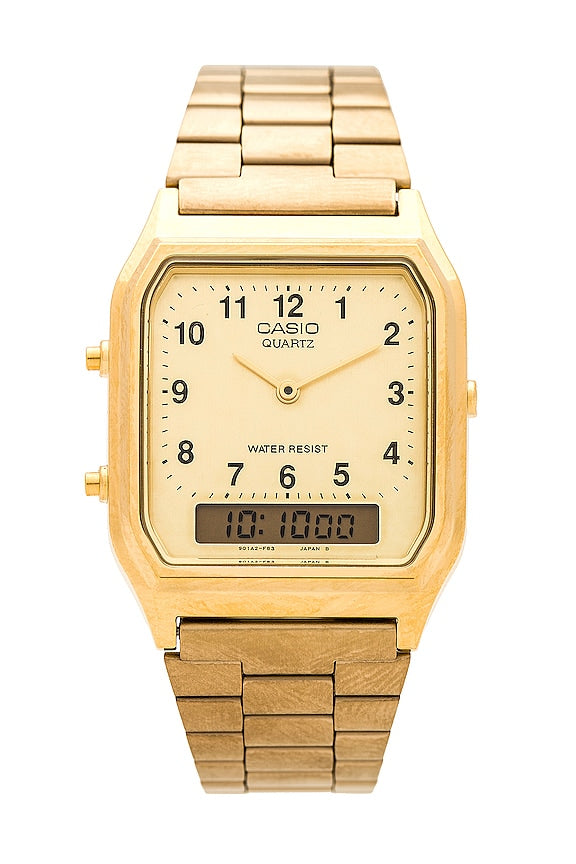 Vintage AQ230 Series Watch in Gold
