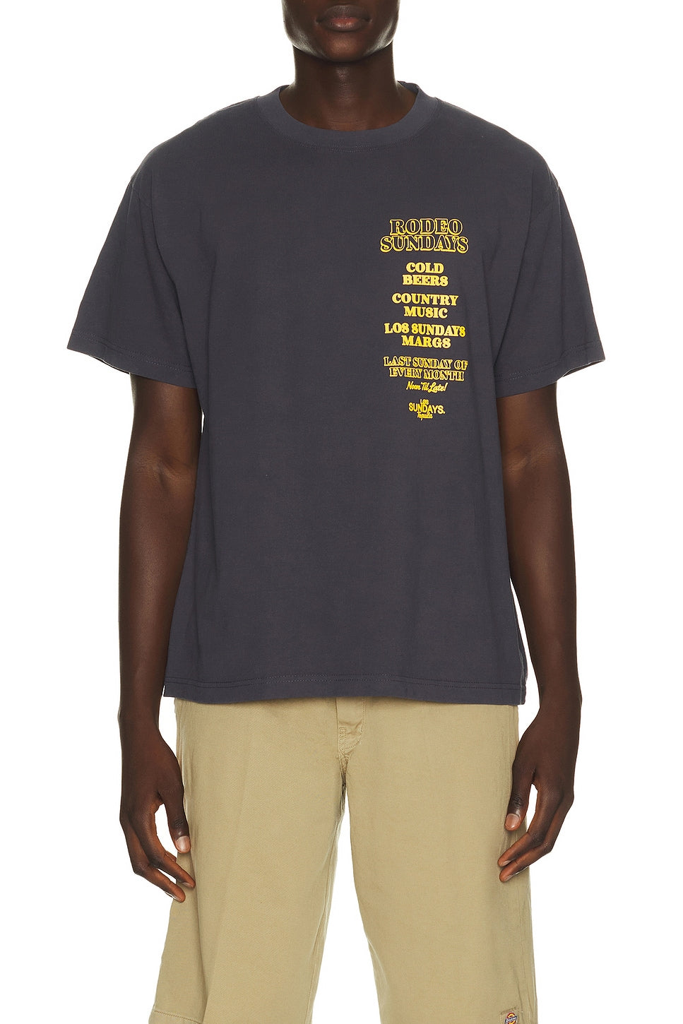 The Rodeo Sundays Tee in Navy