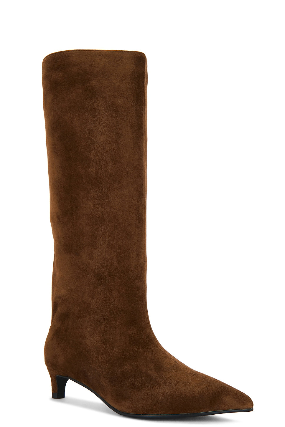 The Stacey Suede Boot in Cocoa