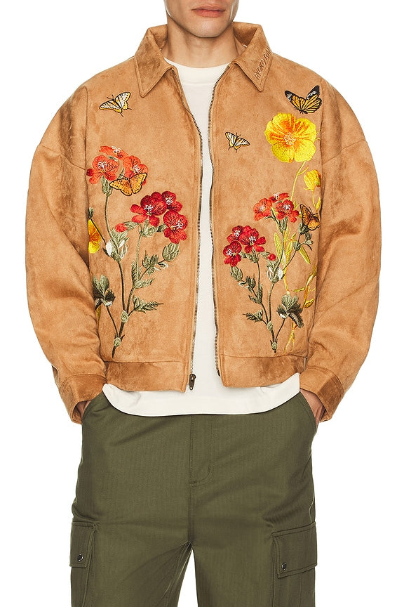 Monarch Clay Suede Work Jacket in Mix