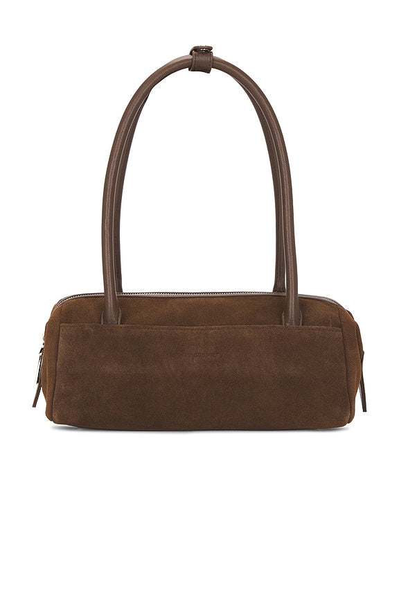 Sadie Bag in Cocoa & Silver