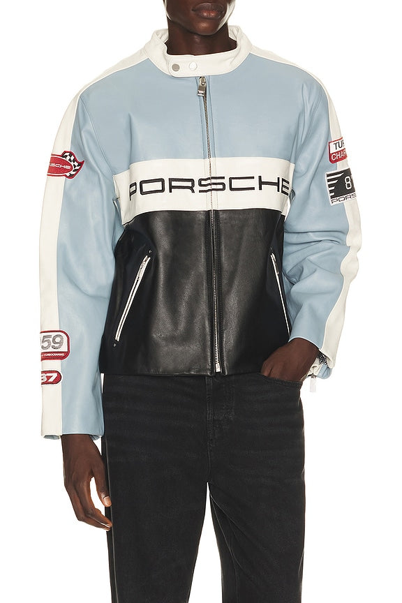 x Vector 959 Rallye Jacket in Blue & Black
"Porsche "